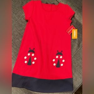NWT Gymboree ladybug dress size 7